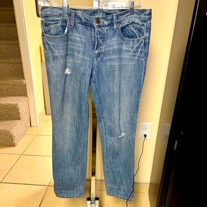 Ann Taylor Loft Distressed Boyfriend Jean